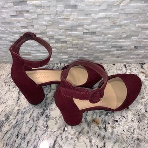 Adorable Boho Plum Heels